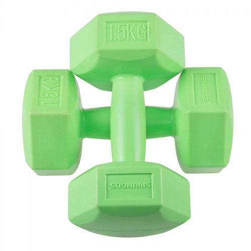 Гантель  Springos Hex 2 x 1.5 кг FA1031 - фото №3